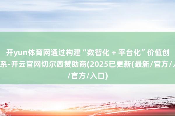 开yun体育网通过构建“数智化 + 平台化”价值创造体系-开云官网切尔西赞助商(2025已更新(最新/官方/入口)