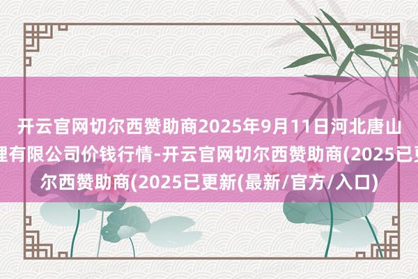 开云官网切尔西赞助商2025年9月11日河北唐山市荷花坑市集标的管理有限公司价钱行情-开云官网切尔西赞助商(2025已更新(最新/官方/入口)