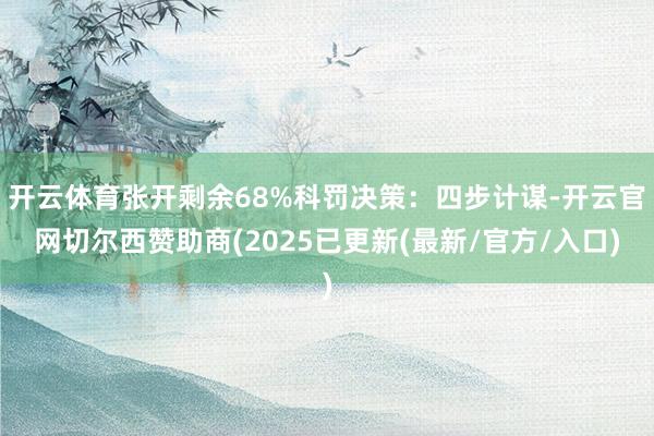 开云体育张开剩余68%科罚决策：四步计谋-开云官网切尔西赞助商(2025已更新(最新/官方/入口)
